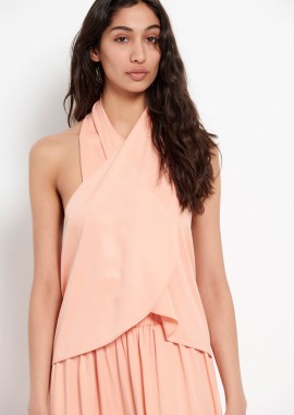 FUNKY BUDDHA - Halter neck top από βισκόζη