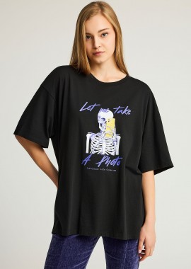FUNKY BUDDHA - T-shirt με τύπωμα