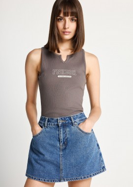 FUNKY BUDDHA - Γυναικείο tank top με τύπωμα