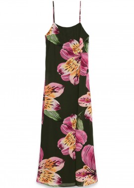 - Floral Maxi Φόρεμα με Τιράντες VERO MODA