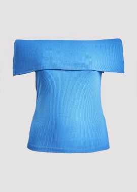 - PRBT Ριπ μπλούζα off-shoulder