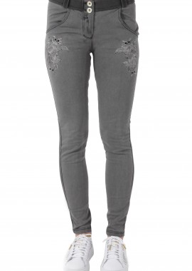 Freddy - Κολάν Freddy Wr.Up Skinny Με Floral Κέντημα S8-EWRS-WRUP1RC08E-N0 Γυναικείο