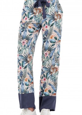 Freddy - Παντελόνι Υφασμάτινο Freddy Floral Pattern Satin S2WSLP1C-FLO27B Γυναικείο