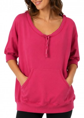 Freddy - Μπλούζα Κοντομάνικη Freddy Με Κουκούλα 32908-00F1-SS2010 Γυναικείο