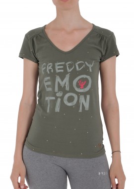Freddy - Μπλούζα Κοντομάνικη Freddy Printed 35255-V74 Γυναικείο