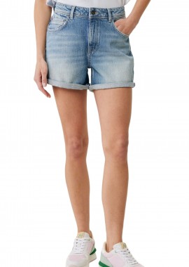 Mexx - Σορτς Mexx Ina Mid Waist Relaxed Leg Jeans BM0507033W-Crown Bleach Γυναικείο