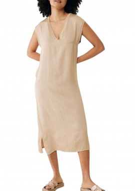 Mexx - Φόρεμα Mexx Sleeveless V-neck dress FL0669033W-Sand Γυναικείο