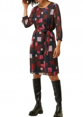 Mexx - Φόρεμα Mexx Round Neck 3/4 Sleeve GN0612026W-Multicolor Γυναικείο