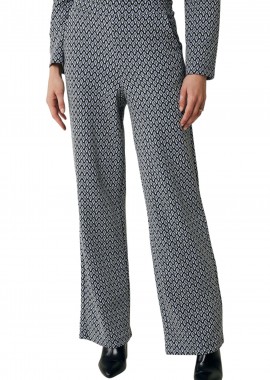 Mexx - Παντελόνι Υφασμάτινο Mexx Easy Fit Pants Knitted Jacquard MF007002943W-MULTICOLOR Γυναικείο