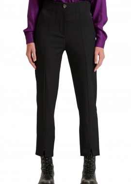 Funky Buddha - Παντελόνι Υφασμάτινο Funky Buddha Casual Cropped FBL010-133-02-BLACK Γυναικείο