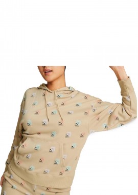 Puma - Μπλούζα Μακρυμάνικη Puma Brand Love AOP Hoodie TR 535707-67 Γυναικείο