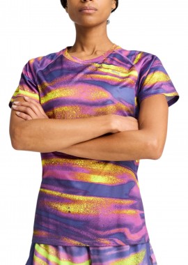 Puma - Μπλούζα Κοντομάνικη Puma W Run Velocity Aop Tee 526577-89 Γυναικείο