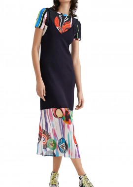 Desigual - Φόρεμα Desigual Bubble Midi 22SWVF05-5000 Γυναικείο
