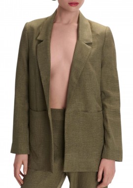 Ale - Σακάκι Ale Με Πέτο Και Τσέπες 81014602-LIGHT KHAKI Γυναικείο