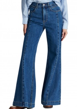 Ale - Παντελόνι Jean Ale Καμπάνα 8922973-BLUE Γυναικείο
