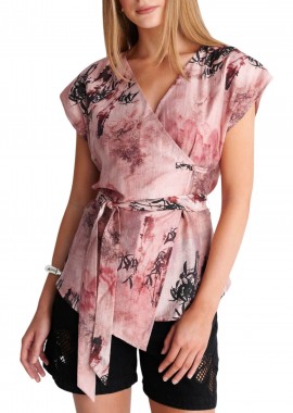 Ale - Top Ale Κρουαζέ Με Εμπριμέ Μοτίβο 8923194-MULTICOLOR Γυναικείο