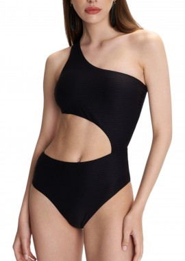 Ale - Μαγιό Ολόσωμο Ale Cut Out 8S22737-BLACK Γυναικείο