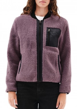 Emerson - Μπουφάν Emerson Double Face Sherpa Jacket 232.EW17.76-PURPLE-BLACK Γυναικείο