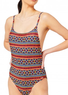 Superdry - Μαγιό Ολόσωμο Superdry Vintage Surf Swimsuit W3010274A-7AT Γυναικείο