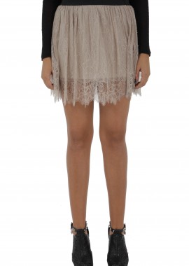 Silvian Heach - Φούστα Silvian Heach Με Δαντέλα CVA14390GO-MORNING Γυναικείο