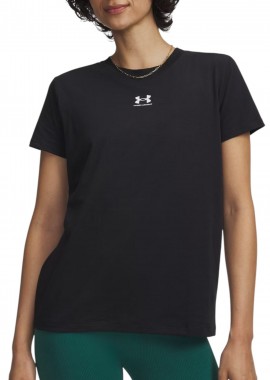 Under Armour - Μπλούζα Κοντομάνικη Under Armour Rival Core SS 1383648-001 Γυναικείο