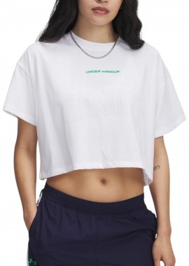 Under Armour - Μπλούζα Κοντομάνικη Under Armour Varsity MIX HW SS 1389156-101 Γυναικείο