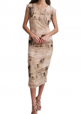 DKNY - Φόρεμα DKNY Midi Αμάνικο P4ADEWPO-G6W Γυναικείο