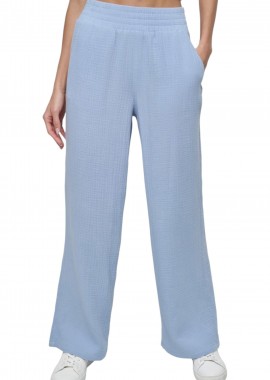 DKNY - Παντελόνι Υφασμάτινο DKNY Wide Leg DJ4P3004-PXK Γυναικείο
