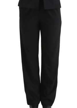 Kendal + Kylie - Παντελόνι Υφασμάτινο Kendal + Kylie Gold Pleated Straight KKG3912013-BLACK Γυναικείο