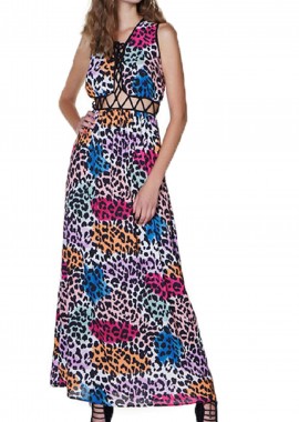 Kendal + Kylie - Φόρεμα Kendal + Kylie Side Cut Maxi KKW3613023-50 Γυναικείο