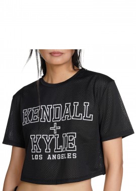 Kendal + Kylie - Μπλούζα Κοντομάνικη Kendal + Kylie Βasic Crop KKW3814202-W38102 Γυναικείο