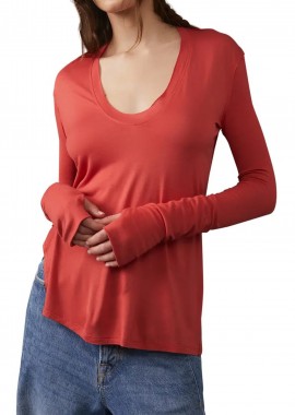 Free People - Μπλούζα Μακρυμάνικη Free People Fresh And Clean OB1509676-6600 Γυναικείο