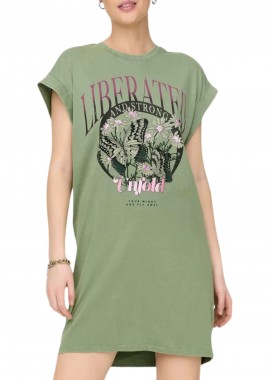 Only - Φόρεμα Only Onllucy Life Butterfly Box 15324361-Hedge Green-Liberated Γυναικείο