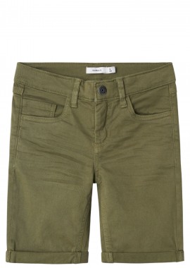 Name It - Σορτς Name It Nkmsilas Isak Tw 9587-Mf T 13213214-Deep Lichen Green Αγόρι