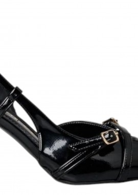 Envie - Γόβα Envie Slingback Pumps Λουστρίνι E02-20861-BLACK Γυναικείο