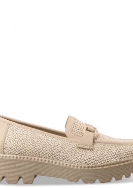 Envie Shoes - RAFFIA-EFFECT LOAFERS