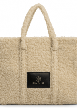 Envie Shoes - FAUX SHEARLING TOTE BAG