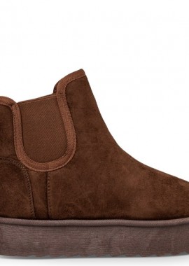 Miss NV - FAUX SHEARLING BOOTIES
