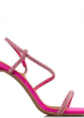 Envie Shoes - CRYSTAL EMBELLISHED SANDALS