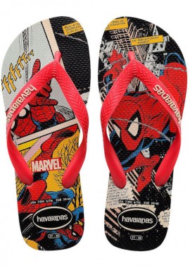 HAVAIANAS - HAVAIANAS TOP MARVEL CLASSICS 4147012 8813 BEIGE STRAW/RED RUBY