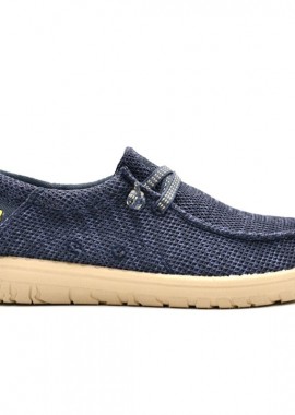 JEEP - JEEP ΑΝΔΡΙΚΟ SNEAKER SAMOA WALLABEE KNIT JM51030A 016 NAVY