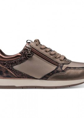 TAMARIS - Tamaris ESSENTIALS SNEAKER 1-23603-42 391 TAUPE GLAM