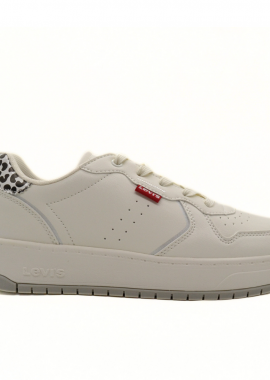 LEVIS - LEVIS ΓΥΝΑΙΚΕΙΟ SNEAKER KELLY VKEL0002S 3837 OFF WHITE LEOPARD