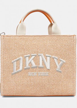 DKNY - DKNY ΓΥΝΑΙΚΕΙΑ TOTE HANDBAG HADLEE R61ALR57 00O3 ORANGE SHERBET