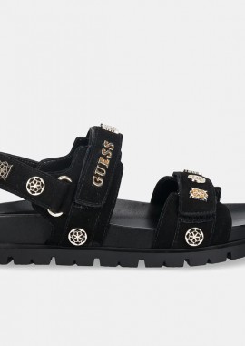 GUESS - GUESS FLORIZI ΠΑΠΟΥΤΣΙ ΓΥΝΑΙΚΕΙΟ FLPFLOESU03 BLACK