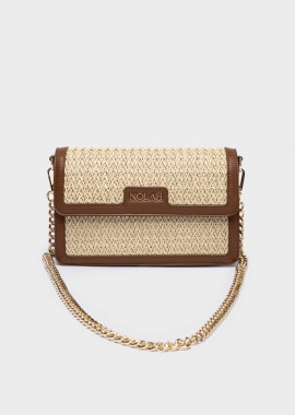 NOLAH - NOLAH ΓΥΝΑΙΚΕΙΑ ΤΣΑΝΤΑ MAYA BEIGE DARK BROWN