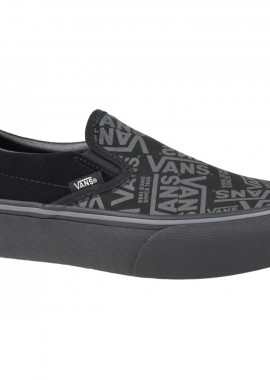 Vans - Vans 66 Classic Πάνινα Ανδρικά Slip-On Μαύρα VN0A3JEZWW0