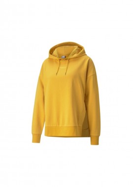 Puma - Puma Her Γυναικείο Φούτερ με Κουκούλα Κίτρινο 589519-37