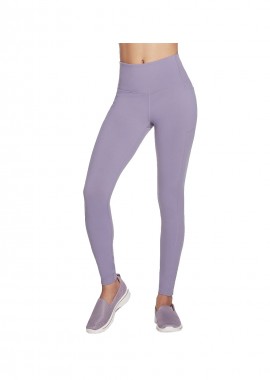 Skechers - Skechers Go Training Γυναικείο Μακρύ Κολάν Ψηλόμεσο Μωβ W03LG30B-GYPR