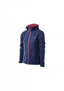 Hi-Tec - Hitec Κοντό Γυναικείο Puffer Μπουφάν Αδιάβροχο για Χειμώνα Μπλε